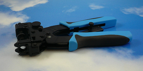 Compression crimp tool for F, BNC, RCA
HT-H510B