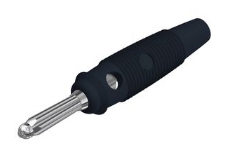 Bananstik Hirschmann 4mm Sort
16A/30V