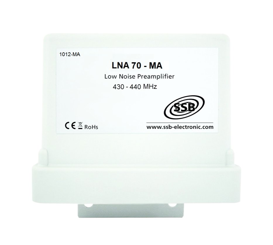LNA 70 with mast housing 435MHz