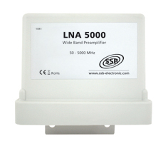 LNA-5000 Bredbånds mastforstærker
50 - 5000 MHz 1000 MHz 23/2.0 dB