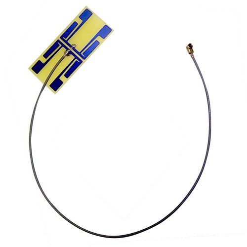 PCB ant. for indbygning med 30cm cable
U.FL connector 2400-2500/5100-5900MHz