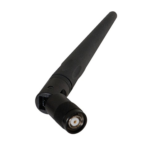 3dBi Rubber antenne med knæled
SMA male