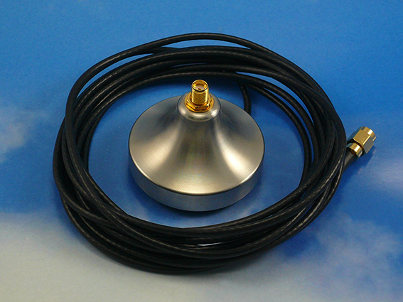 Rustfri bordfod 1,5m kabel RPSMA/RPTNC