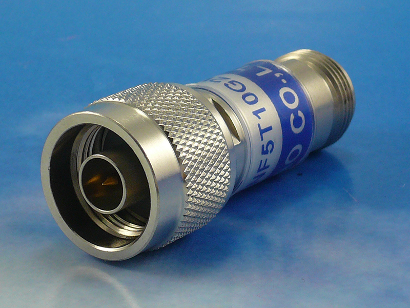 N male/female 10GHz 2W 6dB
Jyebao FAT-NM5NF5T10G2W06