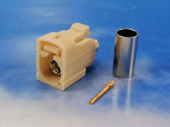 Fakra female I-code Crimp RG58/FF195
Beige, Coding I, RAL 1001 Bluetooth