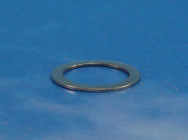 Flad skive for F connector