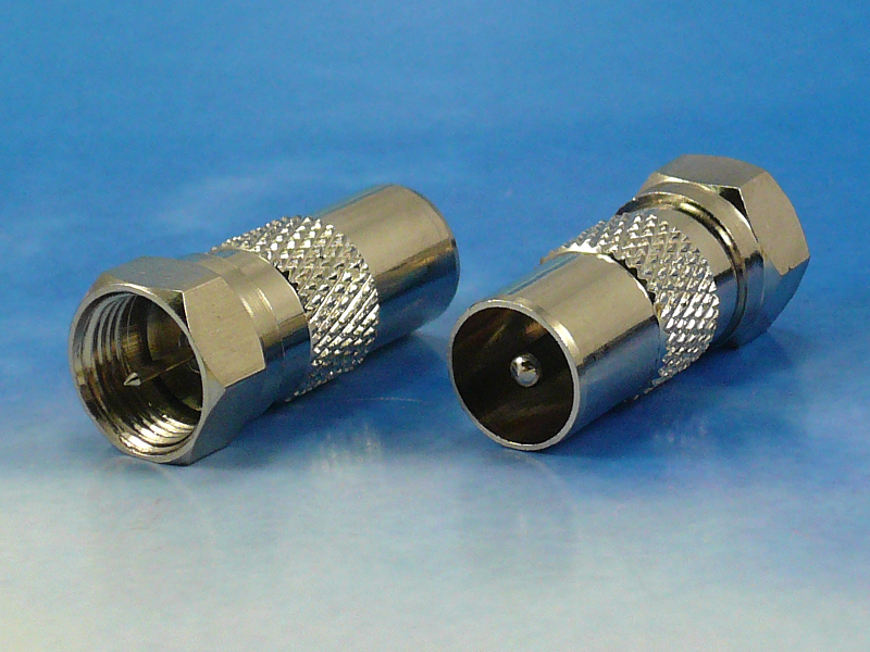 F male / IEC male adaptor
premium