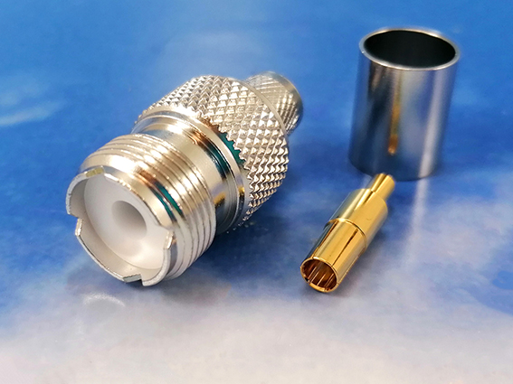 UHF Female Crimp/Crimp RG-213-RG214