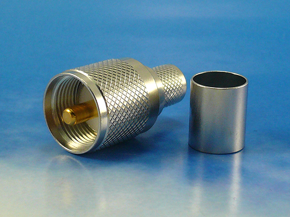 UHF male crimp LMR400
crimp less centre pin
Jyebao UHF31EZ-L400