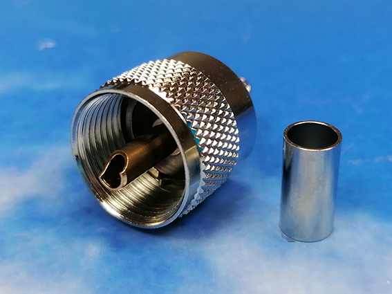 UHF Male crimp RG58 crimp/solder