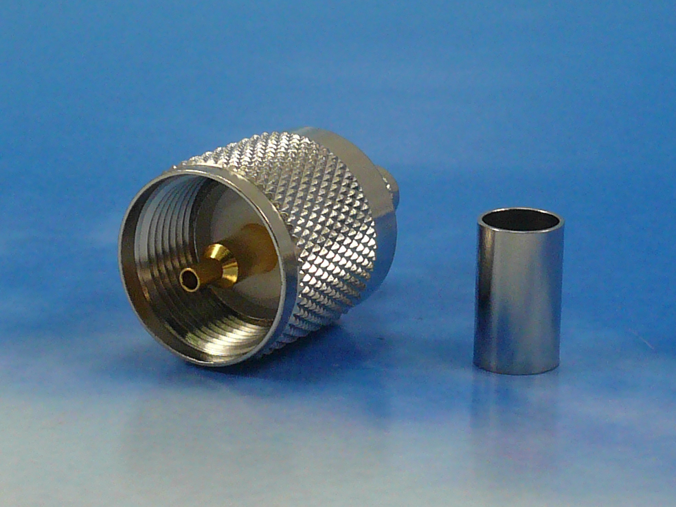 UHF Male crimp for LMR240 / H155