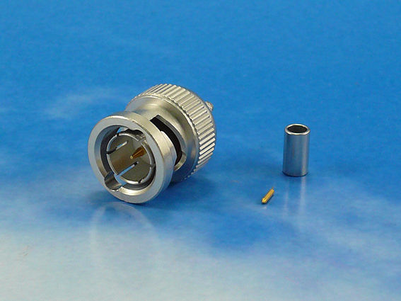 BNC Male crimp for RG179  75ohm
Jyebao BNC3100-0179