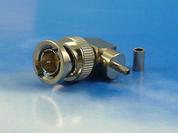 BNC Male R/A for RG179  75ohm Jyebao
Jyeboa BNC3100-9179