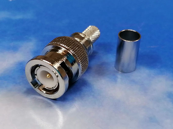 BNC male crimp for LMR240
Times Microwave  EZ-240-BM-X