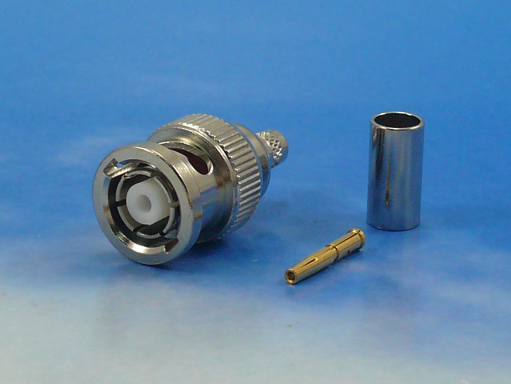 RPBNC Male crimp for LMR200, FF200