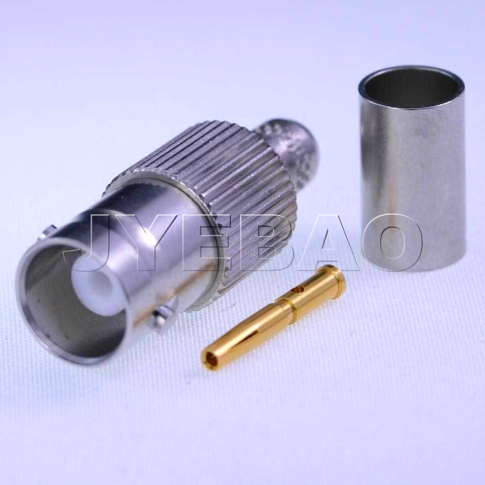 BNC Female crimp for FF240, LMR240
4GHz VSWR1.2
Jyebao  BNC8100-L240