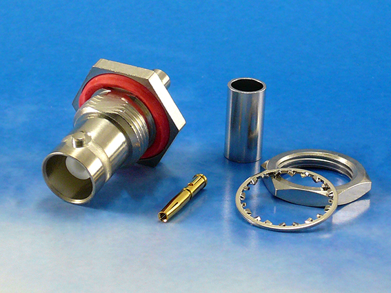 BNC Female crimp Bulkhead RG58 Jyebao
Jyebao BNC8105-0058