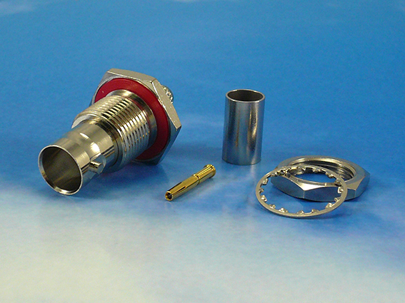 BNC Female crimp Bulkhead for RG59