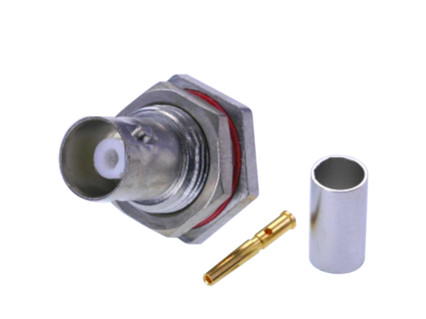 BNC Female crimp Bulkhead for LMR240
Jyebao BNC8105-LM240