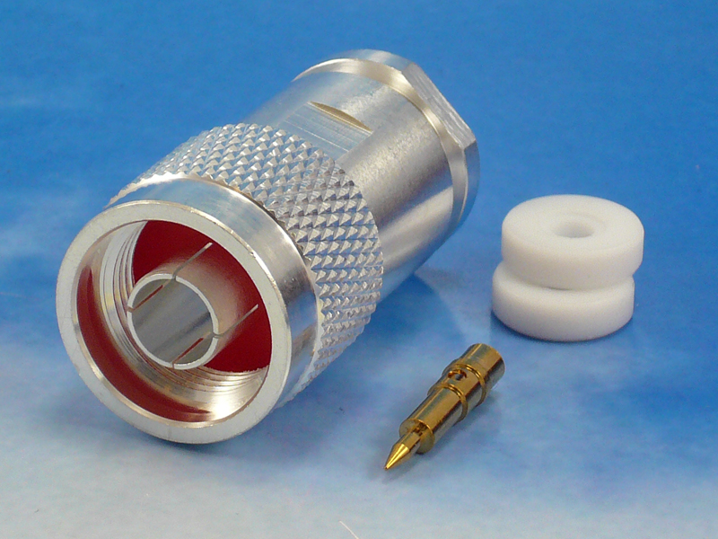 N male clamp for RG213, LMR400