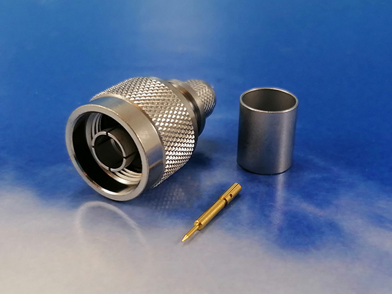 N Male crimp 75ohm for RG11
Jyebao N3100B-0011