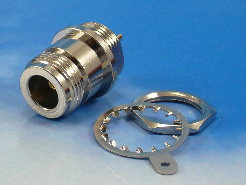 N chassis Female Bulkhead 1 hole