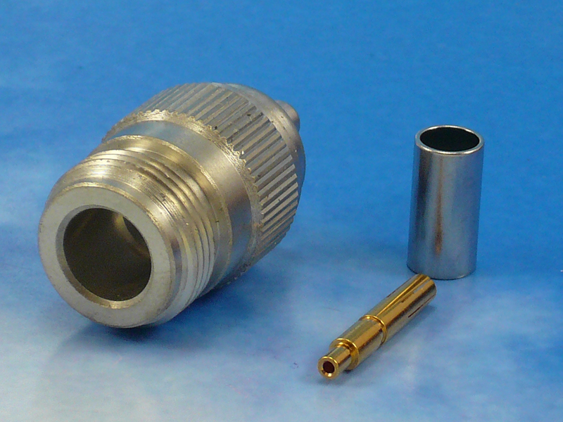 N Female crimp for RG58, LMR195
Jyebao N81CR-0058