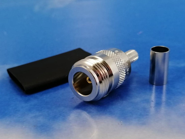 N Female crimp for LMR240
Times Microwave EZ-240-NF-X