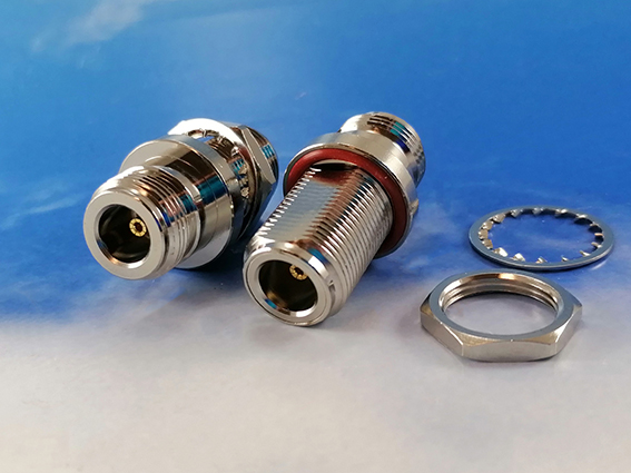 N Female/Female Bulkhead 1 hole