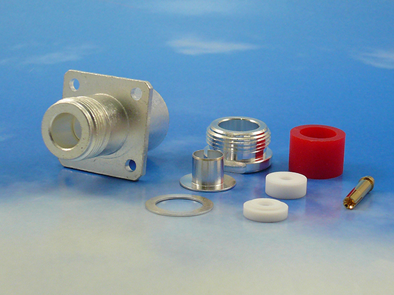 N Female Panel Clamp for RG213