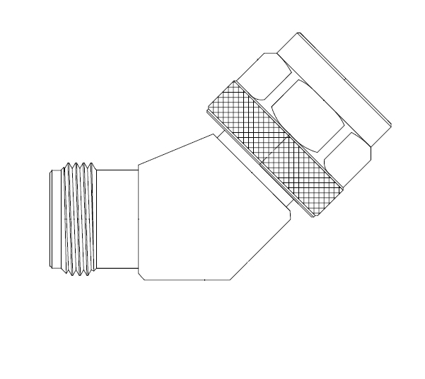 N Female/Male 45 degree angle  adapter
DC-6GHz