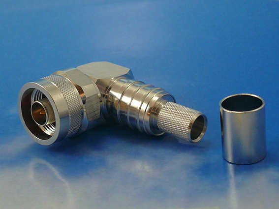 N male crimp for LMR400 R/A
Times Microwave EZ-400-NMH-RA-X
crimp less centre pin