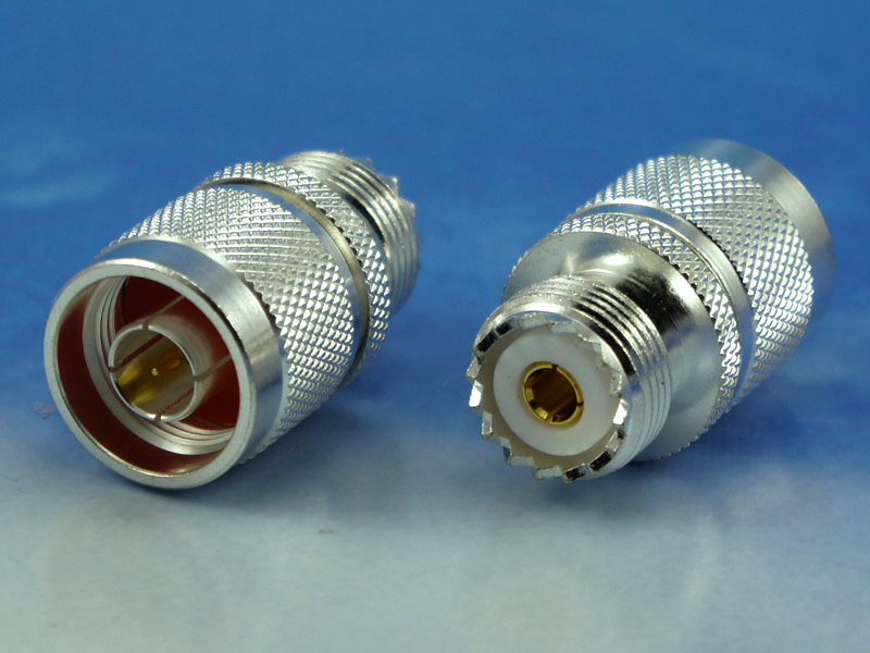 N Male  UHF female R/A adaptor