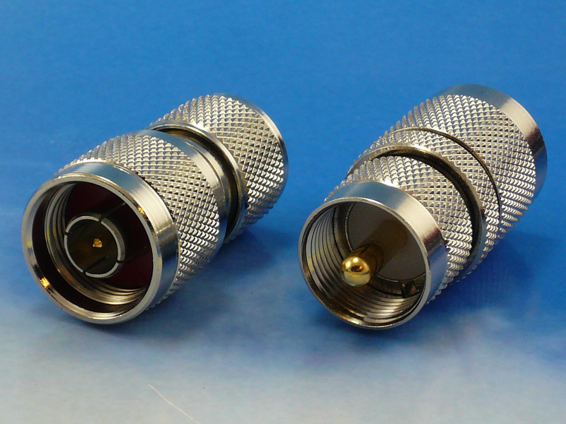 N male / UHF male adaptor
