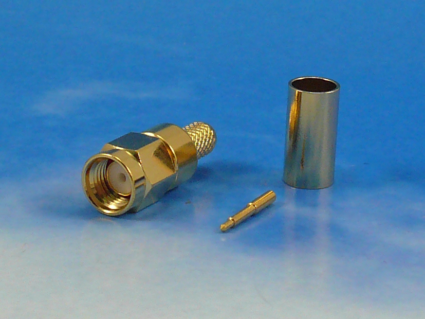 SMA male crimp for LMR 200, FF200