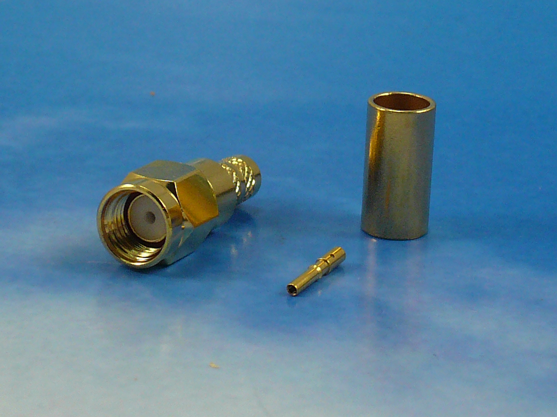RPSMA male crimp for LMR 200, FF200