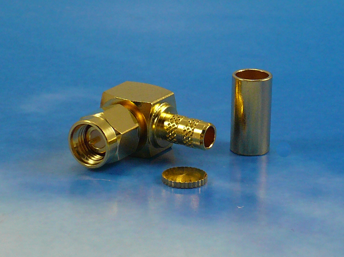 SMA male crimp R/A for LMR200
Jyebao SMA3100-9L200