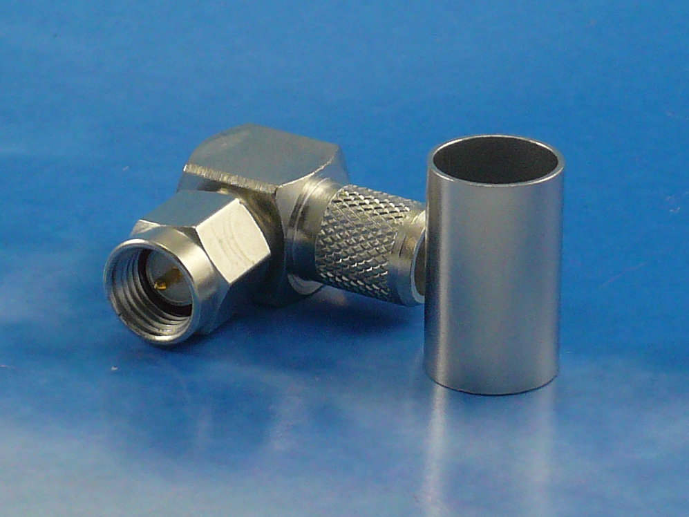 SMA male crimp R/A for LMR300
Jyebao SMA3100-9L300