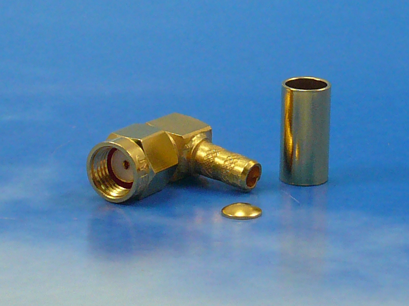 RPSMA male crimp R/A for RG58
Jyebao SMA6100-9058