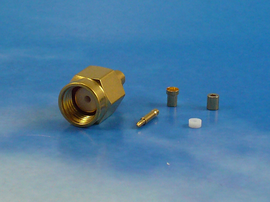 SMA male crimp for RG178
Jyebao SMA3100A-0178