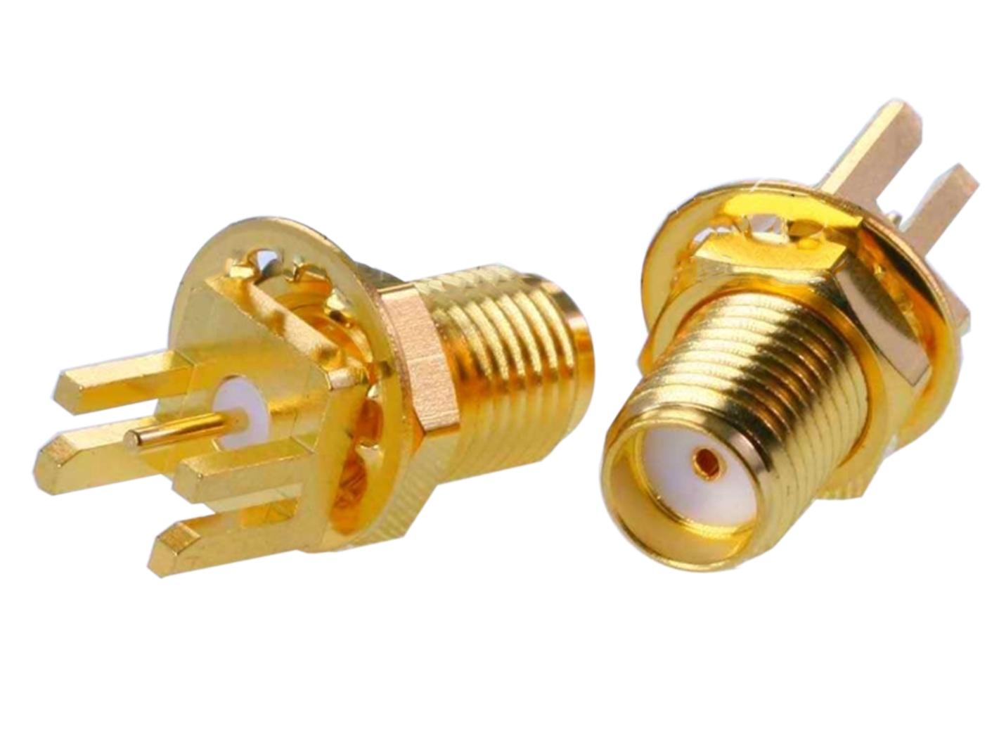 SMA Female PCB kant monteret 1,22mm
Jyebao SMA8402B-0000