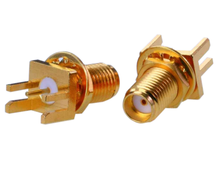 SMA female PCB kant monteret 1,73mm
Jyebao SMA8433A-0000