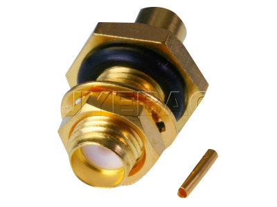 SMA female Bulkhead for UT-141 with
with O-Ring, IP67 mated, 18GHz VSWR1.25
Jyebao SMA8305-0141