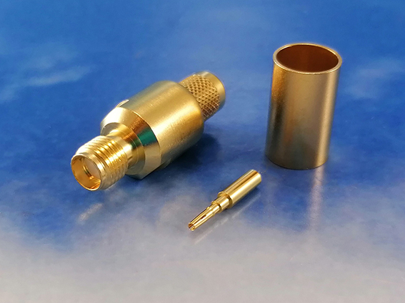 SMA female crimp for  Aircell 7
Jyebao SMA8100-05DF