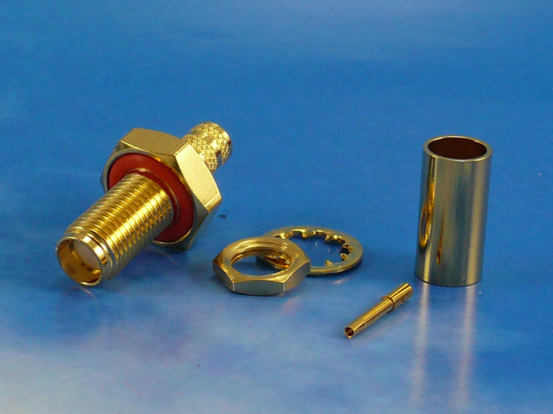 SMA female Bulkhead RG58 O-ring
Jyebao SMA8105-0058