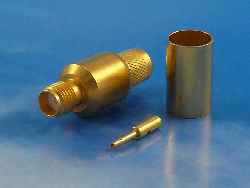 SMA female crimp for LMR300
Jyebao SMA8100-L300