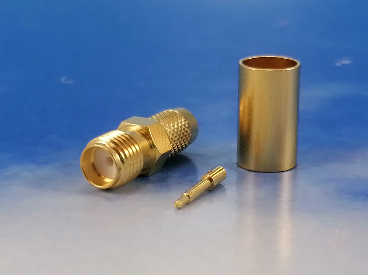 RPSMA female crimp for LMR240
Jyebao  SMA9100-L240