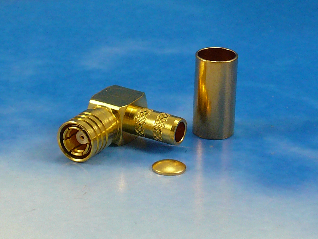 SMB female R/A crimp for RG400
Jyebao SMB3100-9142
female pin