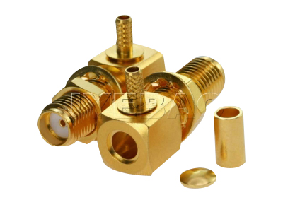 SMA female Bulkhead crimp for RG316
Jyebao SMA8105B-9316