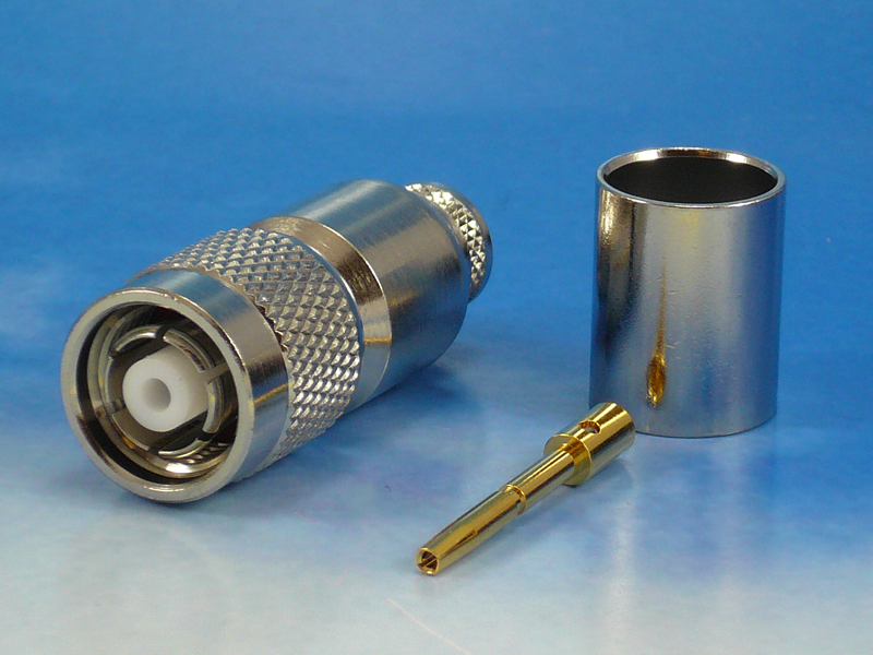 RPTNC male crimp for RG213